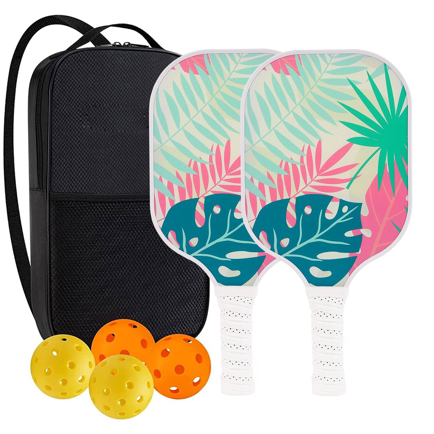 Carbon fiber set [Fresh leaves] 2 shots+4 ball+one bag